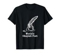 Poète et écrivain drôle Le Plus Cool du Monde | Poetcore T-Shirt