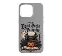 Poètes Morts et citrouilles Poetcore Lecture Halloween Coque pour iPhone 15 Pro Max