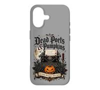 Poètes Morts et citrouilles Poetcore Lecture Halloween Coque pour iPhone 17