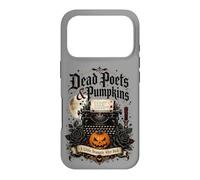 Poètes Morts et citrouilles Poetcore Lecture Halloween Coque pour iPhone 17 Pro