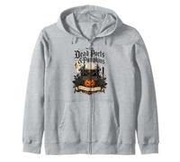 Poètes Morts et citrouilles Poetcore Lecture Halloween Sweat à Capuche