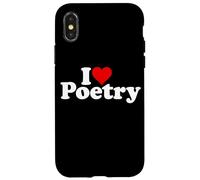 POÈTES POÉSIE I Love Heart Coque pour iPhone X/XS