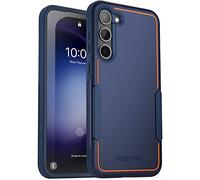 Poetic Coque de Protection Neon Series conçue pour Samsung Galaxy S23 Plus 5G 6,7", Double Couche Robuste, Robuste, légère, Fine et résistante aux Chocs - pour Galaxy S23+ 5G, Bleu Marine