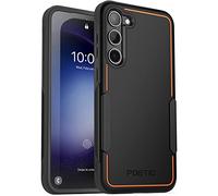 Poetic Coque de Protection Neon Series conçue pour Samsung Galaxy S23 Plus 5G 6,7", Double Couche Robuste, Robuste, légère, Fine et résistante aux Chocs - Noir