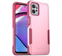 Poetic Coque de protection Neon Series pour Moto G Power 5G (2023), double couche, robuste, résistante aux chocs, protection contre les chutes pour Motorola Moto G Power (6,5"), rose clair
