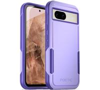 Poetic Coque néon pour Pixel 8A 5G 6,1", double couche, robuste, fine et résistante aux chocs, violet