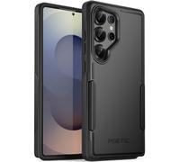 Poetic Coque néon pour Samsung Galaxy S25 Ultra 5G, Double Couche, Robuste, légère, Fine et résistante aux Chocs, Noir