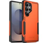 Poetic Coque néon pour Samsung Galaxy S25 Ultra 5G, Double Couche, Robuste, légère, Fine, résistante aux Chocs, Orange