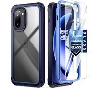 POETIC Coque pour OnePlus 15R 5G Guardian - Test de chute de 6 mètres de hauteur selon la norme militaire - Film de protection d'écran en verre trempé résistant aux chocs - Coque robuste - Bleu clair