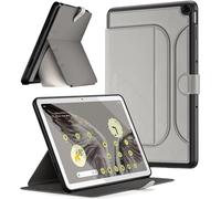 Poetic Explorer Étui à Rabat magnétique avec Support conçu pour la Tablette Google Pixel (2023), étui magnétique Anti-Stress pour Tablette Google Pixel, Gris sidéral