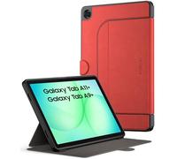 Poetic Explorer Étui folio magnétique pour Samsung Galaxy Tab A11+ Plus (2025)/A9+ Plus (2023), support magnétique super puissant pour tablette Galaxy A9 Plus/A11 Plus, rouge foncé