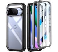 Poetic Guardian Coque pour Google Pixel 10/10 Pro 5G, Protection d'écran intégrée [Fonctionne avec Identification d'empreintes digitales], [2 Cadres Avant] [Charge sans Fil] Coque intégrale Antichoc