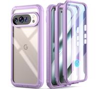 Poetic Guardian Coque pour Google Pixel 10 Pro XL 5G, protection d'écran intégrée [fonctionne avec identification d'empreintes digitales], [2 cadres avant] [charge sans fil] Coque intégrale antichoc