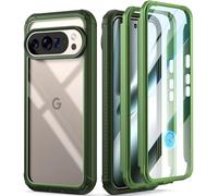 Poetic Guardian Coque pour Google Pixel 10 Pro XL 5G, protection d'écran intégrée [fonctionne avec identification d'empreintes digitales], [2 cadres avant] [charge sans fil] Coque intégrale antichoc