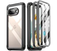 Poetic Guardian Coque pour Google Pixel 9A 5G (2025), Protection d'écran intégrée [Fonctionne avec Identification d'empreintes digitales], [2 Cadres Avant] [Charge sans Fil] Coque intégrale Antichoc