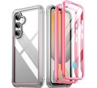 Poetic Guardian Coque pour Samsung Galaxy S24 FE 5G [testé contre les chutes de 6,1 m, qualité Mil-Grade testé], protecteur d'écran intégré [fonctionne avec identification des empreintes digitales],