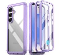 Poetic Guardian Coque pour Samsung Galaxy S25 5G 6,2" (2025) [testé Contre Les Chutes de 6 m, Protecteur d'écran intégré [Fonctionne avec Identification d'empreintes digitales], Coque intégrale