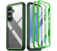 Poetic Guardian Coque pour Samsung Galaxy S25 5G 6,2" (2025) [testé contre les chutes de 6 m), protecteur d'écran intégré [fonctionne avec identification d'empreintes digitales], coque intégrale