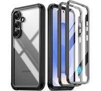 Poetic Guardian Coque pour Samsung Galaxy S25+ Plus 5G 6,7" (2025) [testé Contre Les Chutes de 6 m, Protecteur d'écran intégré [Fonctionne avec Identification d'empreintes digitales], Coque intégrale