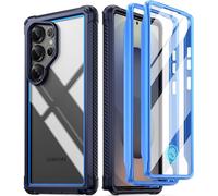 Poetic Guardian Coque pour Samsung Galaxy S25 Ultra 5G 6,9" (2025) [testé Contre Les Chutes de 6 m, Protection d'écran intégrée [Fonctionne avec Identification des Empreintes digitales] - Coque