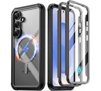 Poetic Guardian MagPro Coque de Protection pour Samsung Galaxy S25 5G [Test de Chute de 6 m] Protection d'écran intégrée [Fonctionne avec Identification d'empreintes digitales] Coque complète