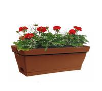 POETIC-Jard Roméo avec soucoupe clipsée et support métal - Terre cuite