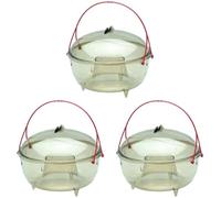 Poétic Jardin Piège à Guêpes, 17cm Diamètre, Transparent (Lot de 3)