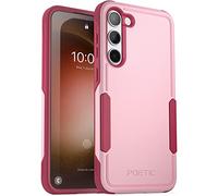 Poetic Neon Series Coque Compatible avec Galaxy S23 Plus 5G 6,7", Double Couche, Robuste, légère, Fine et résistante aux Chocs, Rose Clair