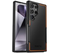 Poetic Neon Series Coque Compatible avec Galaxy S24 Ultra 5G 6,8", Double Couche, Robuste, légère, Fine et résistante aux Chocs, Noir