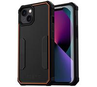 Poetic Neon Series Coque Compatible avec iPhone 13 6,1" (Version 2021), Double Couche, Robuste, légère, Fine et résistante aux Chocs, Noir
