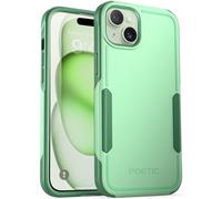 Poetic Neon Series - Coque pour iPhone 15, double couche, robuste, légère, fine, résistante aux chocs et aux chutes, pour iPhone 15 (6,1"), menthe