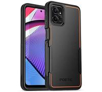 Poetic Neon Series Coque pour Moto G Power 5G (2023), double couche, robuste, robuste, résistante aux chocs, protection contre les chutes pour Motorola Moto G Power (6,5"), noir