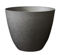Pot de fleurs Rond Ø 50 cm - EDA - Element - 47,8 L - Intérieur / Extérieur - Ø 48,8 x H. 38,4 cm - Gris Anthracite