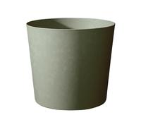 POETIC-Pot en matière synthétique recyclée vert kaki Poétic Élément conique - diamètre 49,3 x H 42 cm