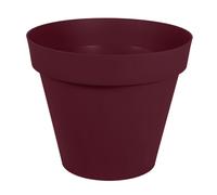 POETIC-Pot rond en polypropylène rouge Bourgogne Eda Toscane 170 L - diamètre 79 x H 66 cm