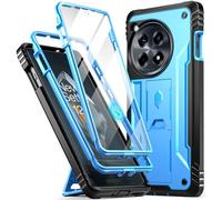 Poetic Revolution Coque compatible avec OnePlus 12R 5G (2024), protection d'écran intégrée [fonctionne avec identification des empreintes digitales], coque de protection intégrale robuste antichoc