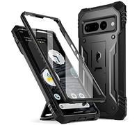 Poetic Revolution Coque Compatible avec Pixel 7 Pro 5G, Coque de Protection intégrale Robuste Antichoc avec béquille, Protecteur d'écran intégré Fonctionne avec Identification d'empreintes digitales,