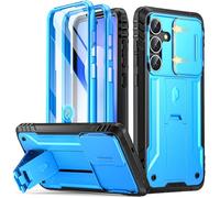 Poetic Revolution Coque pour Galaxy S25 FE 5G 2025, protection d'écran intégrée, protection d'écran intégrée avec identification d'empreintes digitales, coque intégrale antichoc de qualité militaire