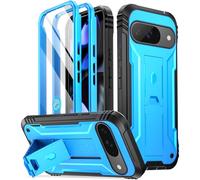 Poetic Revolution Coque pour Google Pixel 9/9 Pro 5G, protecteur d'écran intégré avec identification d'empreintes digitales, coque de protection intégrale de qualité militaire robuste et résistante