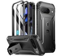 Poetic Revolution Coque pour Google Pixel 9/9 Pro 5G, Protecteur d'écran intégré avec Identification d'empreintes digitales, Coque de Protection intégrale de qualité Militaire Robuste et résistante
