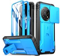 Poetic Revolution Coque pour OnePlus 13 5G, Coque d'appareil Photo coulissante, Protection d'écran intégrée [Fonctionne avec Identification d'empreintes digitales], [2 Cadres Avant] Coque de