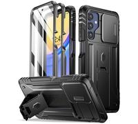 Poetic Revolution Coque pour Samsung Galaxy A15 5G, [Housse d'appareil Photo coulissante], [testée Contre Les Chutes de 6 m, de qualité Militaire], Coque intégrale Robuste de qualité Militaire avec