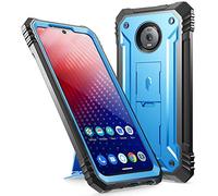 Poetic Revolution Series pour Moto Z4 Bleu