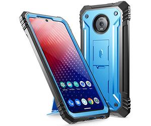Poetic Revolution Series pour Moto Z4 Bleu