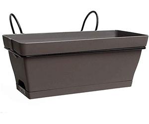 Poetic Roméo Jardinière avec support, Taupe