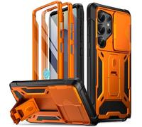 Poetic Spartan Coque Galaxy S25 Ultra 6.9" [Cache caméra] [Film de Protection Fonctionne avec Identifiant d'Empreinte] Qualité Militaire Robuste Antichoc Coque S25 Ultra