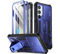 Poetic Spartan Coque pour Galaxy S24+ Plus 6,7", coque d'appareil photo coulissante, protecteur d'écran fonctionne avec identification d'empreintes digitales] Coque de téléphone S24 Plus de qualité
