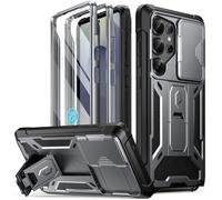 Poetic Spartan Coque pour Galaxy S25 Ultra 6,9" (6,9 Pouces) Protecteur d'Ecran Fonctionne avec Identifiant d'Empreinte Digitale, Qualité Militaire Robuste Antichoc S25 Ultra
