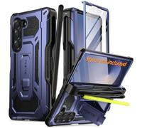 Poetic Spartan Coque pour Galaxy Z Fold 6, [Protection de charnière] [béquille] [Compatible avec les stylos Fold 3/4/5/6 S] Coque de protection intégrale robuste avec porte-crayon, protecteur d'écran