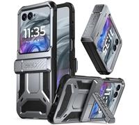Poetic Spartan Coque pour Motorola Moto Razr 50 2024, [béquille] [Protection de charnière] [testée Contre Les Chutes de qualité mil], Coque de Protection intégrale Robuste Antichoc avec béquille,
